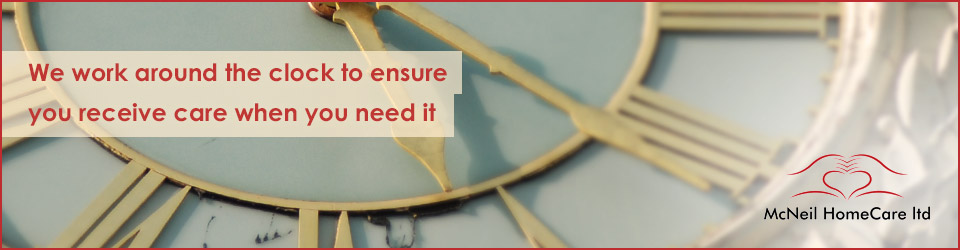 Around the clock care. Ensure care when you need it. Night care